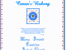 Tablet Screenshot of cenansbakery.com